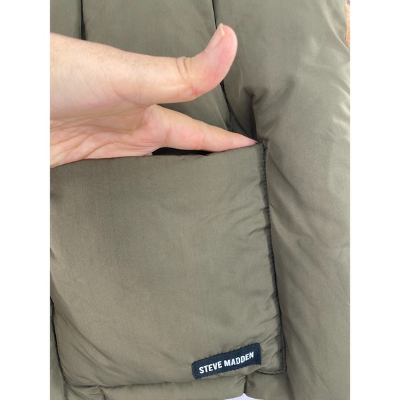 Steve Madden NWT Fleece Lined Pocket Scarf Wrap Snap Close Animal Print OS New - Picture 5 of 11